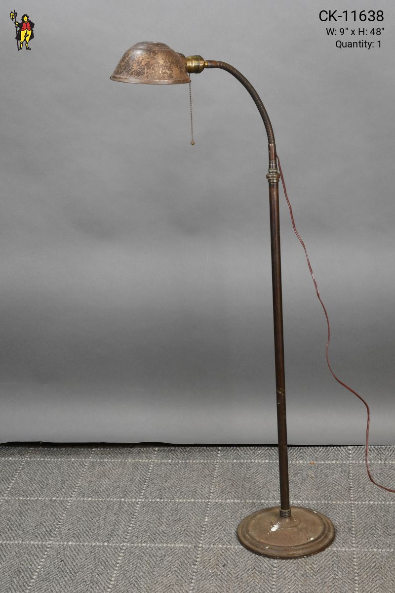 Vintage gooseneck floor lamp outlet