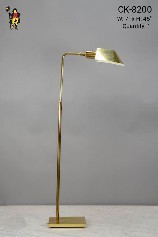 Brass Reading Floor Lamp