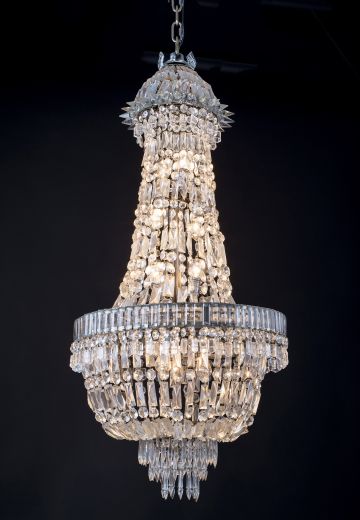 Crystal Basket Chandelier