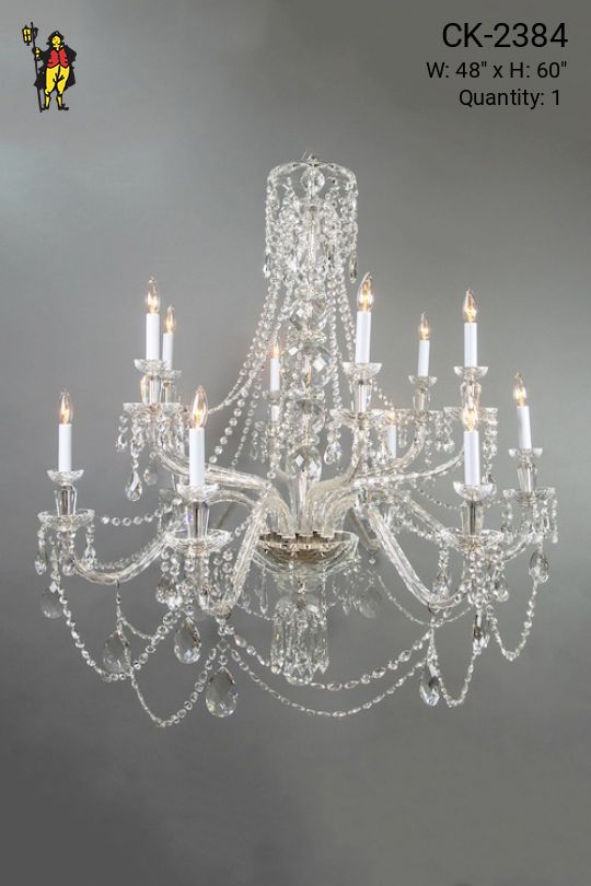 Oversized Traditional Crystal Chandelier