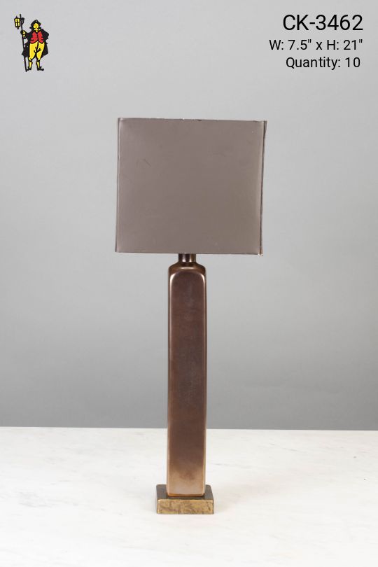 Bronze Finished Simple Table Lamp