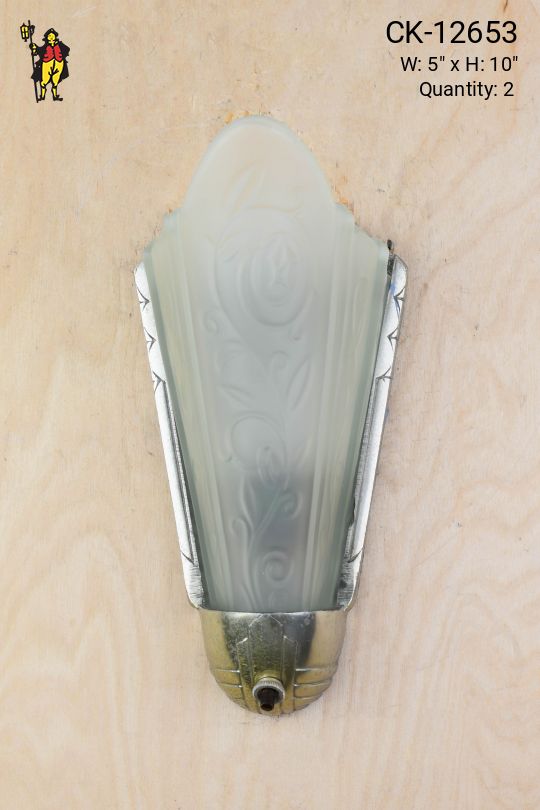 Art Deco Nickel Pocket Sconce