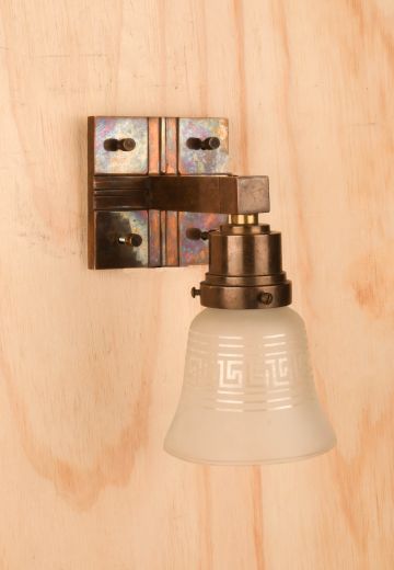 Bronze Single Down Light Wall Sconce